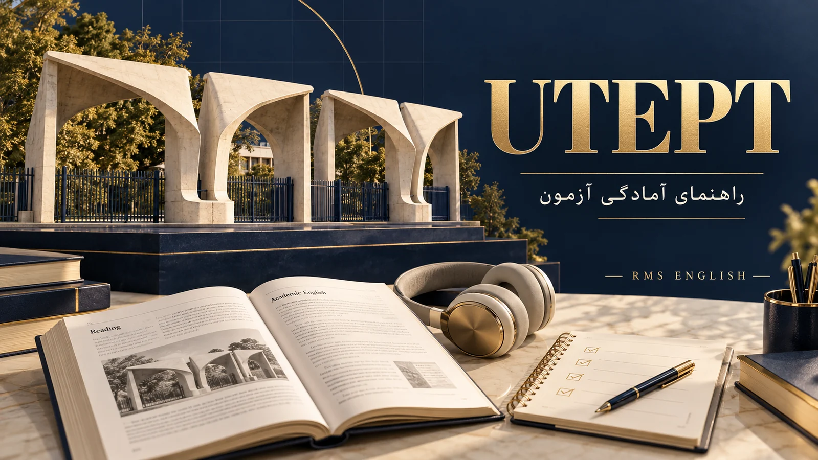 تصویر کاور مقاله آزمون UTEPT دانشگاه تهران؛ ساختار، منابع و برنامه مطالعه